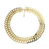 Vintage Geometric Alloy Chain Necklace With Talisman Pendant For Women