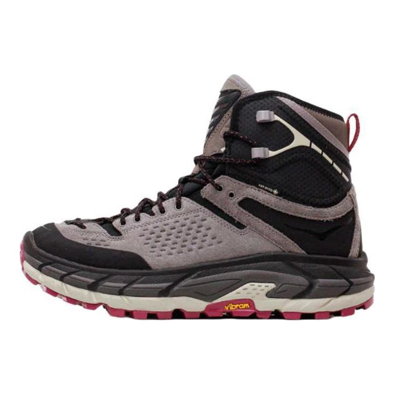 HOKA One One Tor Ultra Pohodlné Měkké Protiskluzové Odolné proti Opotřebení Vysoké Turistické Boty Unisex Turistické Boty Šedá Černá 1153190F-BNTT