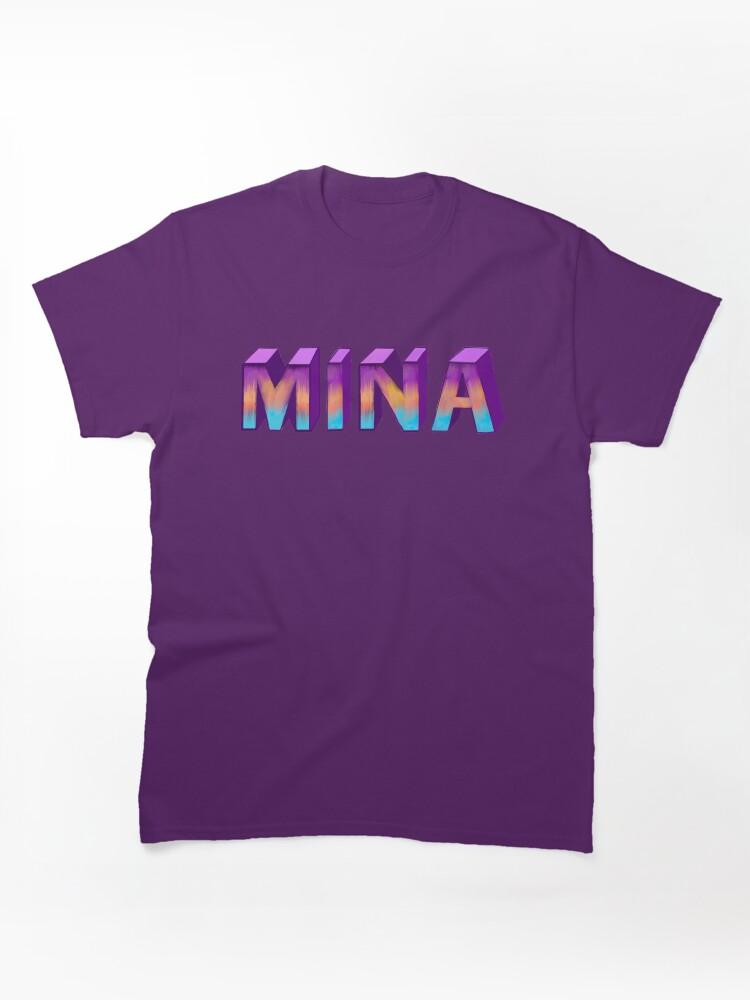 Mina the Hollower Top 10 best personalised gifts 2022 - Mina version2 - personalised,personalized custom name in ombre Classic Unisex T-Shirt