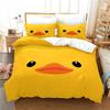 Yellow Duck Bedding Set Single Twin Full Queen King Size Little Duck Bed Set Aldult Boys Bedroom Duvet cover Sets 3D Print