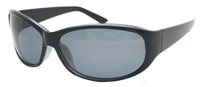 PP Polarized UV Reflective Light Japanese Polarized Reduces Glare P-218 Sunglasses, Protection, Cut, Lenses, (Black/Smoke)