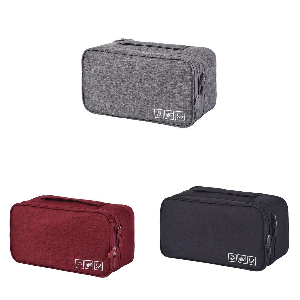 Travel Underwear Organizer Bag With Polyester Material For Packing And Storage