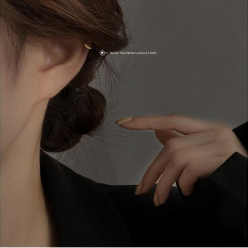 Round Ear Ring with Circular Ear Hook. New Style Earrings. Perfect for Sleeping Without Having To Remove The Earrings. Ear Adornment.