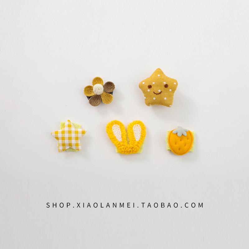 Dog Hair Clips Pet Accories Puppy Forehead Clips Bear Dog Hair Decorations Non-Drop Knot Schnauzer
