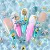 1 Bag Y2K Summer Ocean Theme Nail Charm Set with Shell Starfish, Pearl Accents for Nail Art Decorations DIY Manicure Design