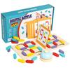 Kids' Educational Color & Number Matching Game with Building Blocks for Two Players