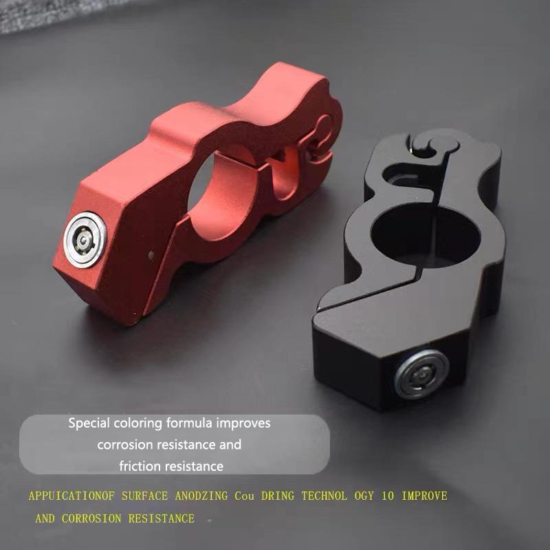 Motorcycle Handlebar Lock Anti-theft Locks For Motorcycle Electric Vehicle Aluminum Alloy Lock Solid Imitating Steal Locks