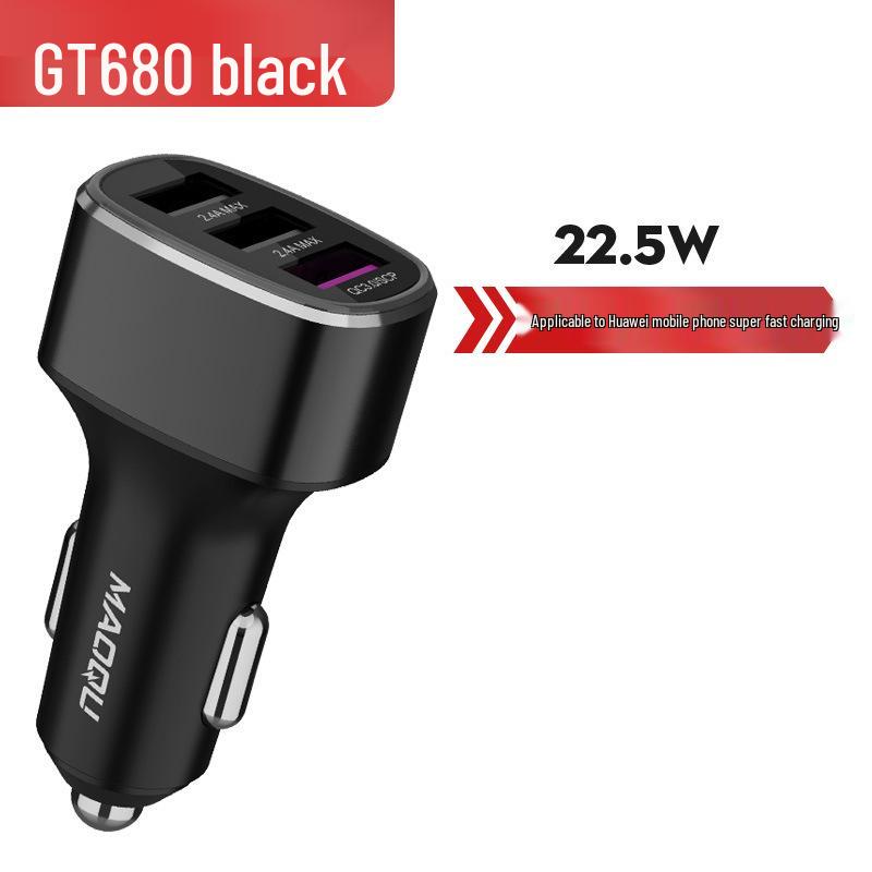 Multi-Device Car Charger: Compatible with Huawei 40W, OPPO, OnePlus Flash Charge, and QC3 Fast Charging Protocols.