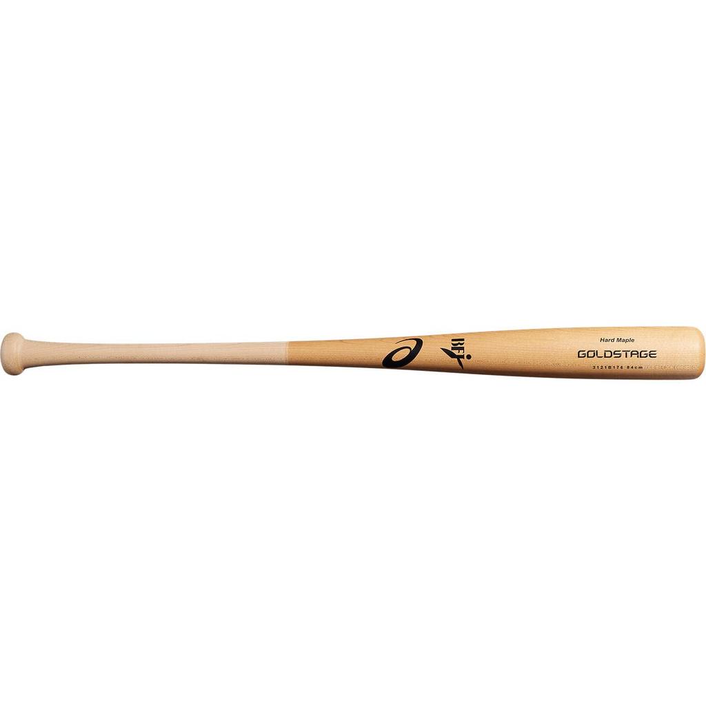 ASICS Baseball GOLDSTAGE Hardwood North American BFJ Rules KC and KT 3121B176 Bat, Maple, 900g, Compliant, Styles,