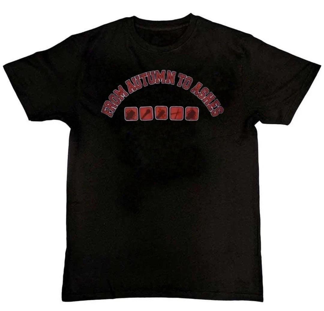 Men s and Women s T-shirts VTG From Autumn To Ashes Rock Band Graphic Mens Unisex T-Shirt S M L XL 2 3 4 XL L