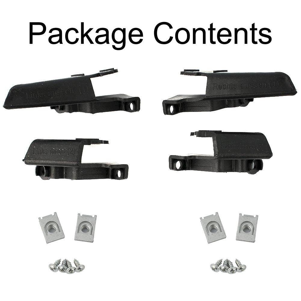 Kit de reparare a farurilor, kit de reparare a cataramei cu șurub pentru suportul farurilor 6R0998226 6R0998225 pentru VW Polo 2009-2017, piese