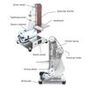 Compact Belt Grinder Small Belt Grinding Tool Simple Operate for Sharpening & Sanding Tasks Featuring 7 Speed Setting