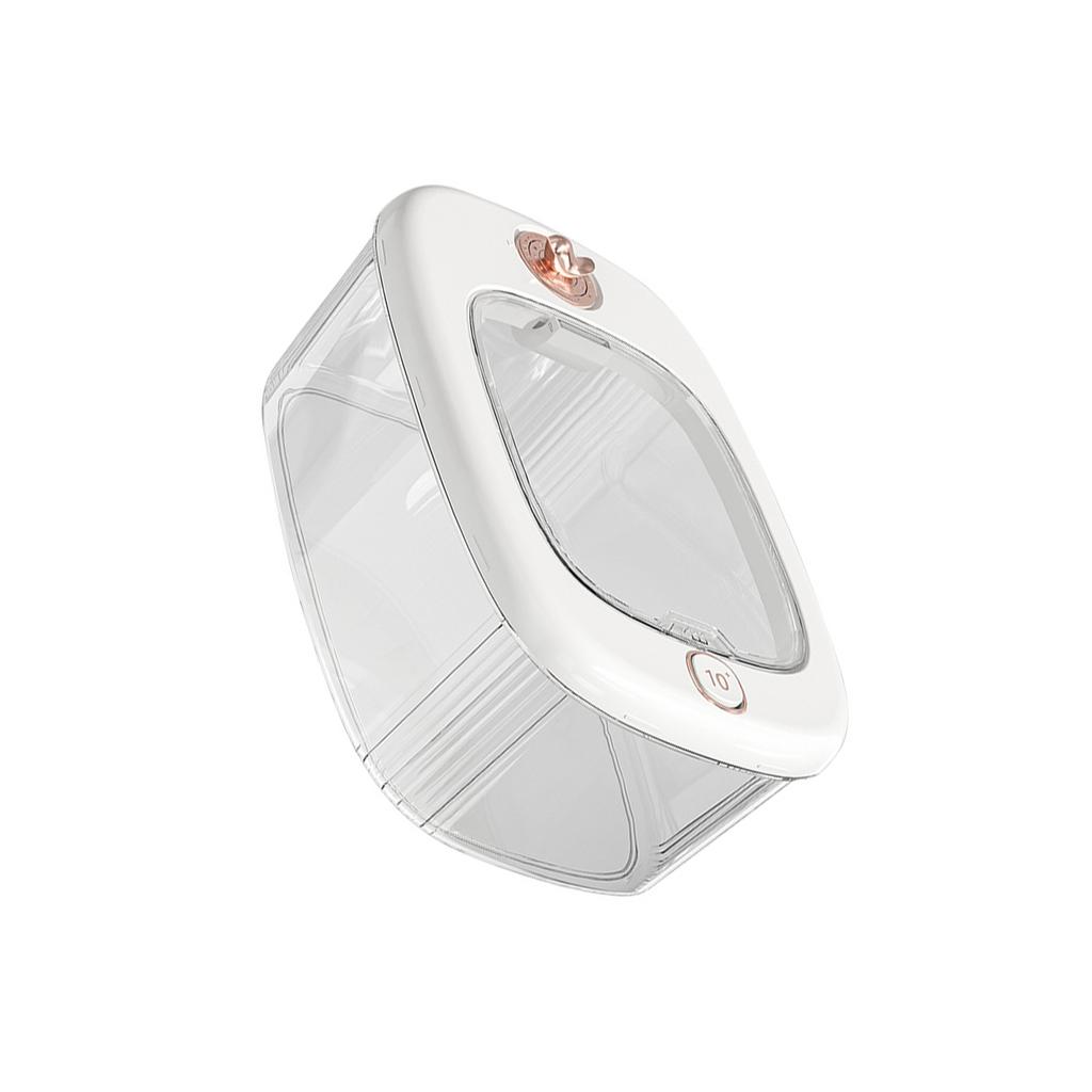 Cafe Moisture-proof Rice Bucket Transparent Visible Easy To Store Timed Fresh Rice Bucket Household