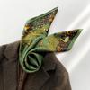 New SpringAutumn 100% Silk Small Square Scarf For Women Printed Decorative Silk Shawl 65Cm Bandana Head Scarves
