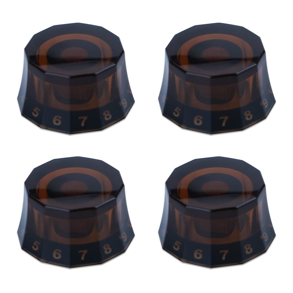 Set of 4pcs Dodecagon Electric Guitar Knobs Guitar Volume Knob EPI Electric Guitar Bass Knob Volume