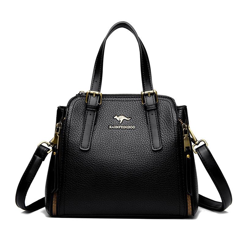 Crossbody Bag Women's Single-shoulder Bag Women's Handbag Middle-aged Women's Bag