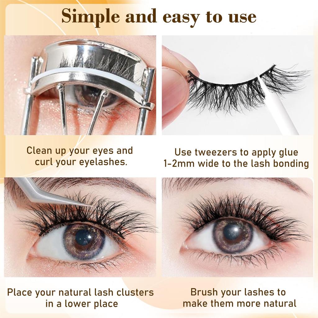 TORMEN 7 Sets of Thick and Fluffy 3D Curling Professional Thick and Natural Thick and Soft Eyelashes Eyelashes, Eyelashes, Eyelashes, Eyelashes,