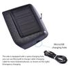 Tragbare Solar-Autodigital-LCD-Uhr & Temperaturanzeige Auto-Armaturenbrett-Uhren Hintergrundbeleuchtung Elektronischer Bildschirm Temperaturuhr
