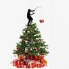 Tree Toppers Fisherman Silhouette Iron Rust Resistant Decor Iron Silhouette Christmas Tree Decorations For Indoor Home Farmhouse
