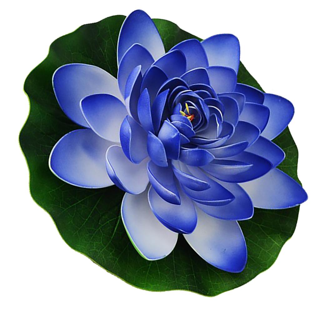 Artificial Loutus Floating Foam Fake Lotus Flower Pads Lifelike Decorative Pond Plants Ornaments