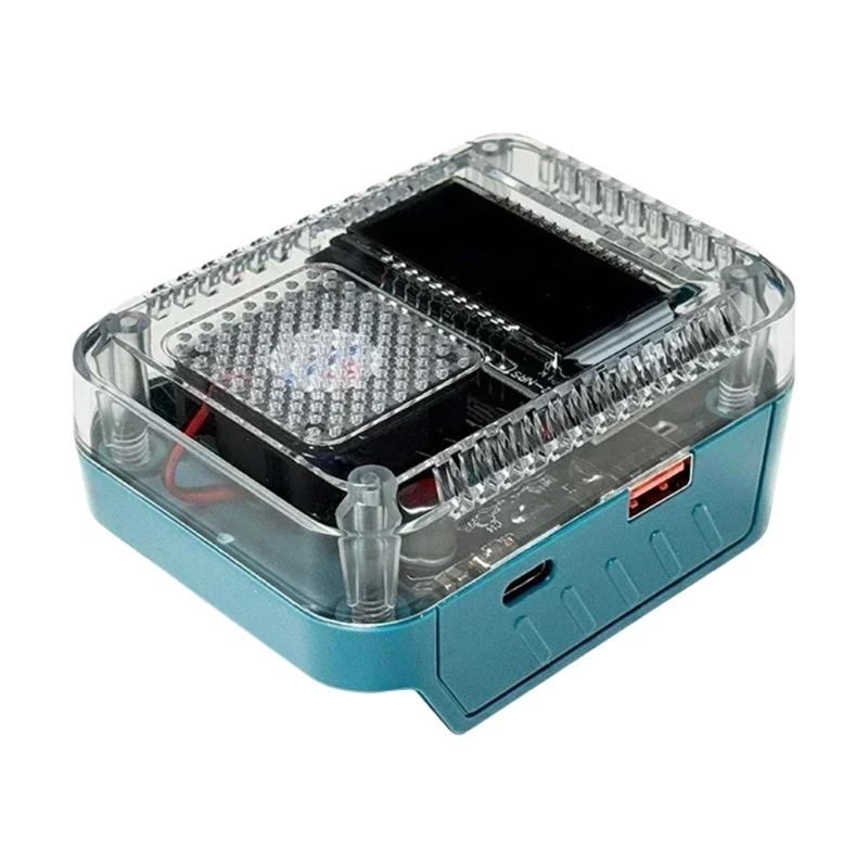 

Compact Digital Charging Adapter For 18V Lithium Batteries BAT609G BAT618G Real Time Status Monitoring Impact Resistant 1