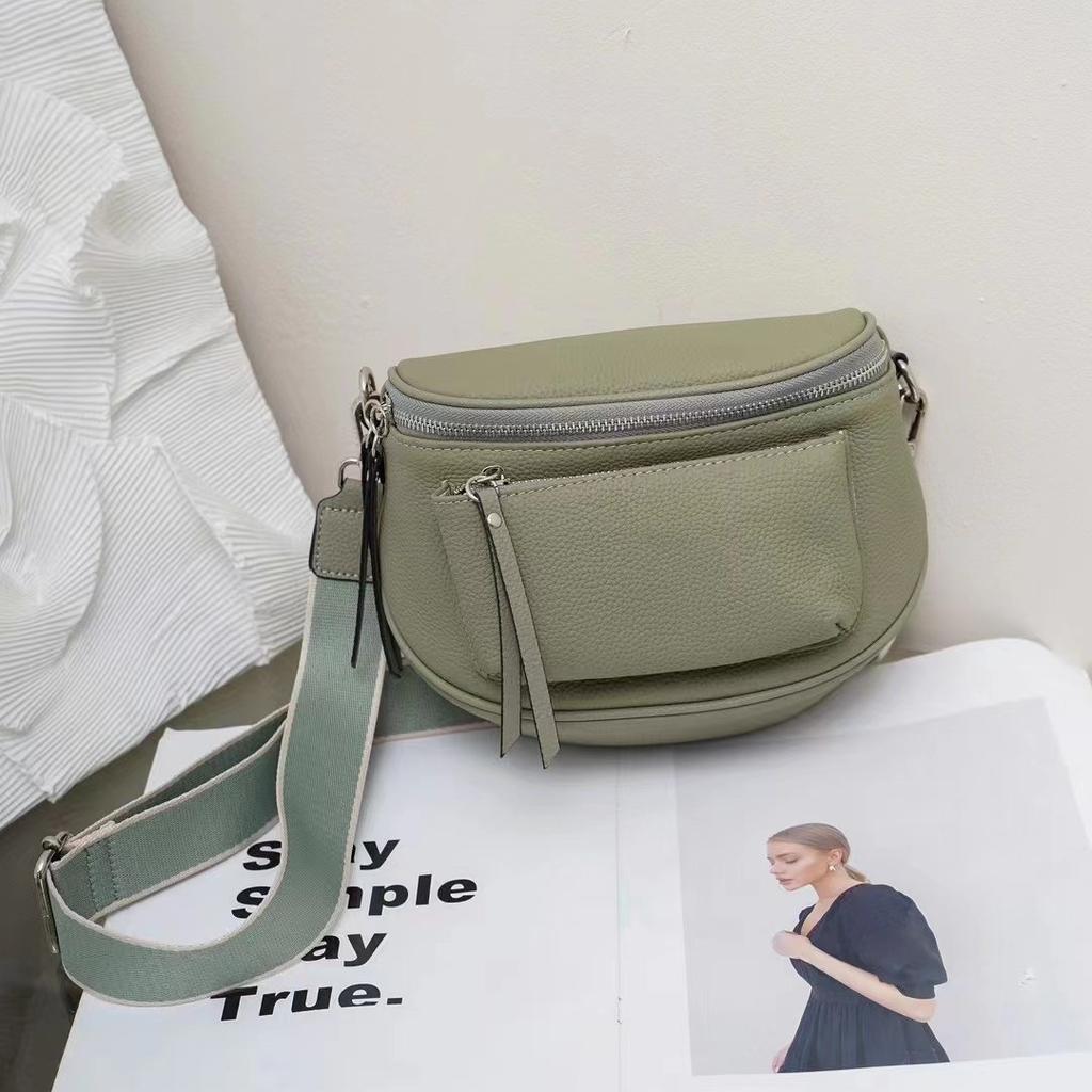 2025 fashion leather bags woman chest bag shoulder crossbody bags lady purse