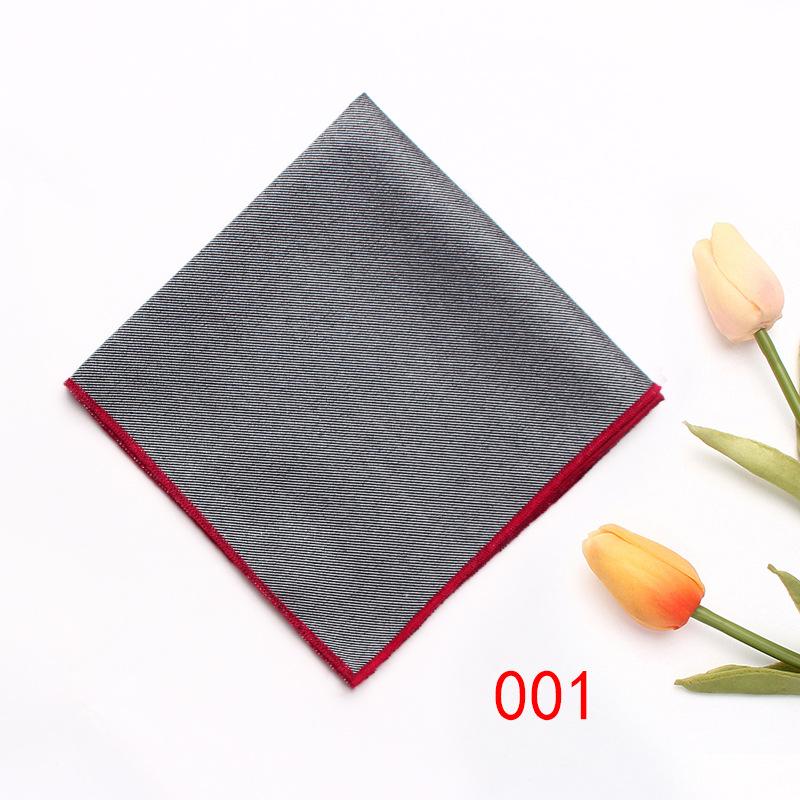 Suit Pocket Towel Men'S British Vintage Plaid Square Towel Wedding Business Suit Shirt Batch Handkerchief