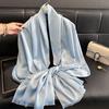 200*70cm Damen Weiche Pashmina Floral Schal Wickeltuch mit Fransen