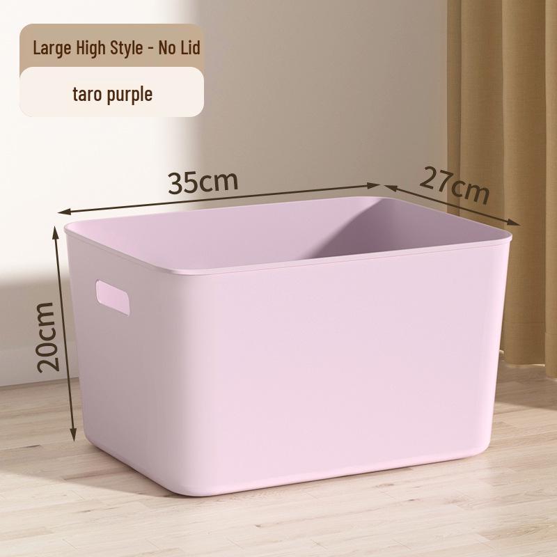 Aufbewahrungsbox aus Kunststoff mit Deckel - Ideal für Kleidung, Snacks und Sonstiges