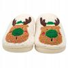 Women's Christmas Slippers Warm Home Slippers With Reindeer Size 37-38