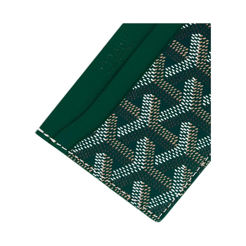 Goyard Saint-Sulpice Geometric Pattern Printed Color Block Canvas And Calfskin Card Holder Unisex Card Holder Color-1 Color-2 Color-3 STSULPPMLTY