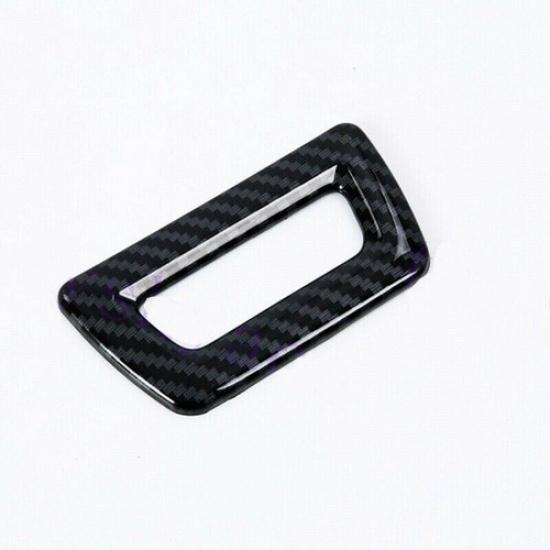 Carbon Fiber Rear Door Trunk Switch Button Cover Trim For BMW X3 G01 2018-2022