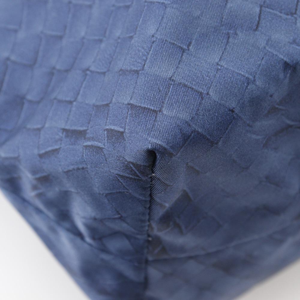 BOTTEGAVENETA Intrusion Tote Bag Navy Blue Nylon Unisex Used