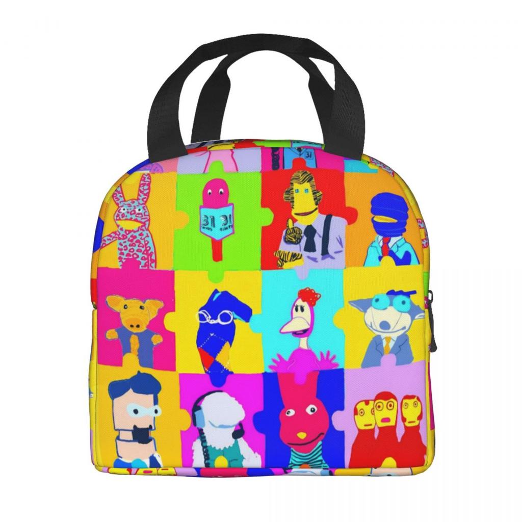 Insulated Lunch Bags 31 Minutos Comedy Merch Storage Food Box INS Trendy Cooler Thermal Lunch Box For Work