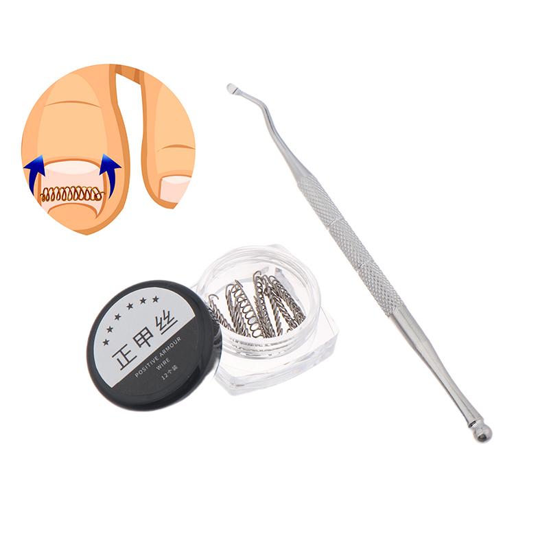 Ingrown Toe Nail Correction Wire Fixer Pedicure Paronychia Recover Toenails Corrector With Toe Correction Files Foot Care Tool