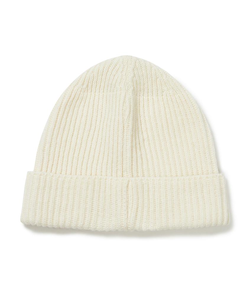 CLOVE [22Fw Clove] Ribbed Beanie (Ivory)