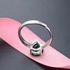 Lindon Classic 925 Sterling Silver Zircon Ring Ladies Jewelry Wedding Promise Party Gift