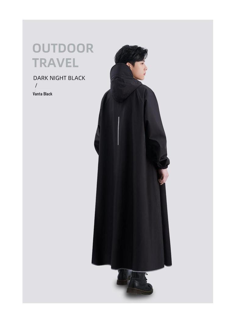 Thickened Waterproof Electric Car Raincoat: Full-Body One-Piece Poncho for Men, Storm-Proof and Enlarged for Adults