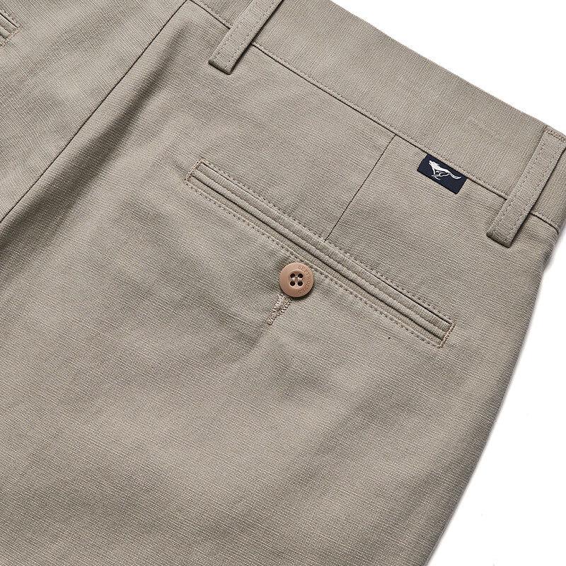 Seven Wolves Men's Linen Blend Straight-Leg Casual Pants