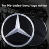 QYE1  1 Piece 20.5cm for Mercedes-Benz The Front Grille Star Logo Badge Mirror Bottom 3D ABS logoW253 GLE/GLC/GLS/CTS-class 2016-2018