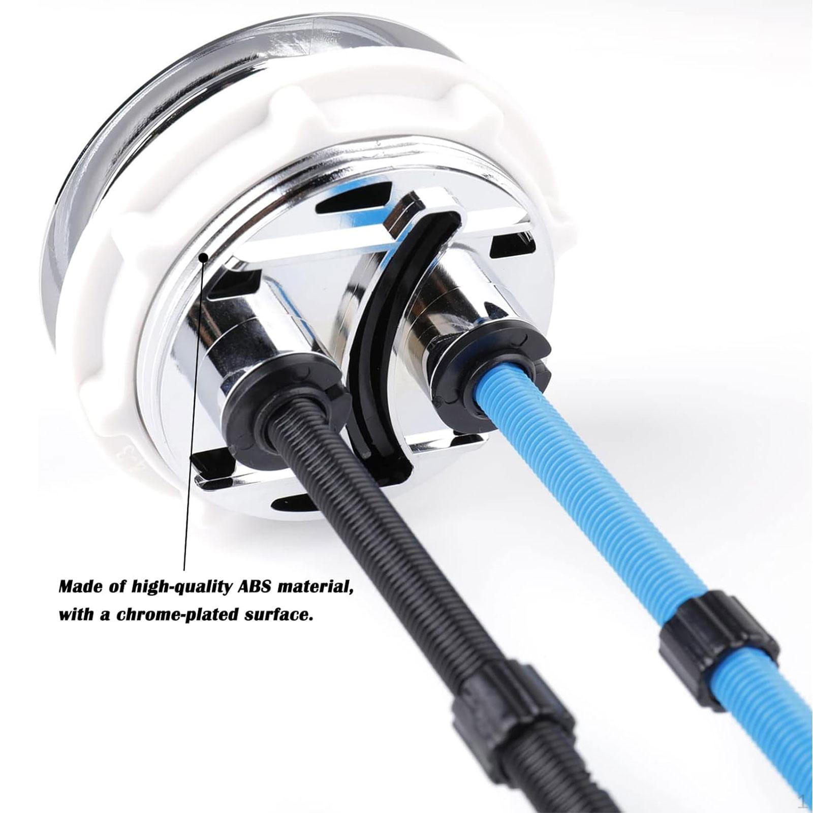 

Flushing Toilet Button Spare Parts Multifunction Tank Water for Home S