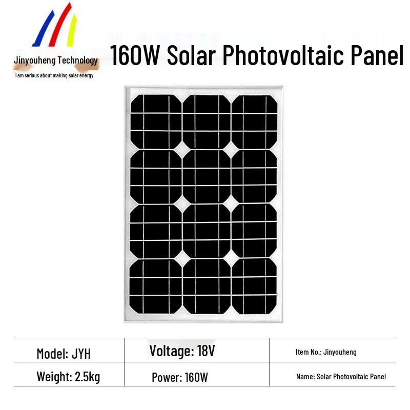 Monocrystalline Solar Power System for Outdoor & Indoor LED Lighting with Battery Charging