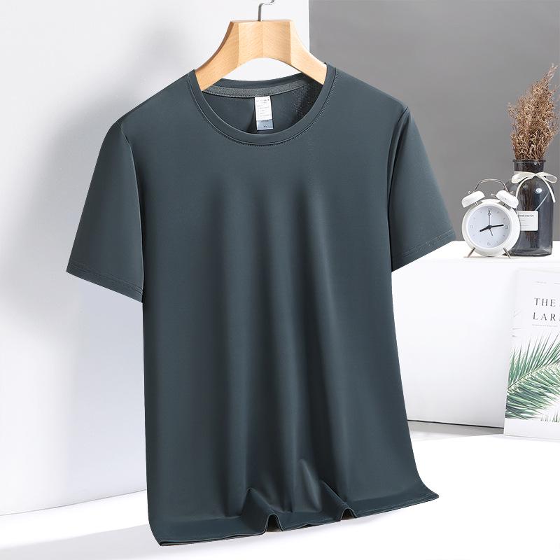 2025 Women's Quick-Dry Ice Silk Round Neck T-Shirt - Summer Outdoor Sports with Mugwort Mosquito Repellent