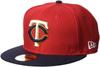 [New Era] Baseball Cap 59FIFTY MLB On-Field Minnesota Twins Alternate 2 2022 Model ScarletNavy Japan 718 (equivalent To Japanese Size M)
