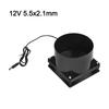 1pc Duct Flange Exhaust Fan For Solar Panel For Dog Chicken House Greenhouse Kitchen Bathroom Easy Installation