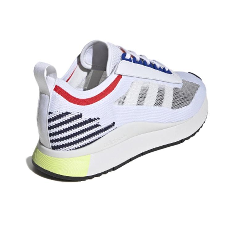 Adidas Originals Sl Fabric Synthetic Leather Comfortable Versatile Non-Slip Wear-Resistant Low-Top Casual Shoes Women sneaker White Red Blue FV9492