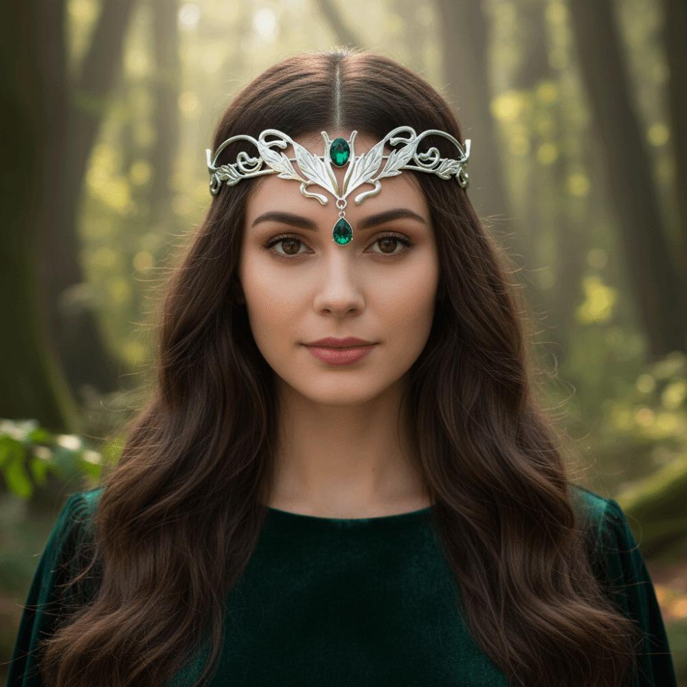 Vintage King Round Elves Crown Elegant Zinc Zinc Alloy Rhinestone Headdress  Formal Events