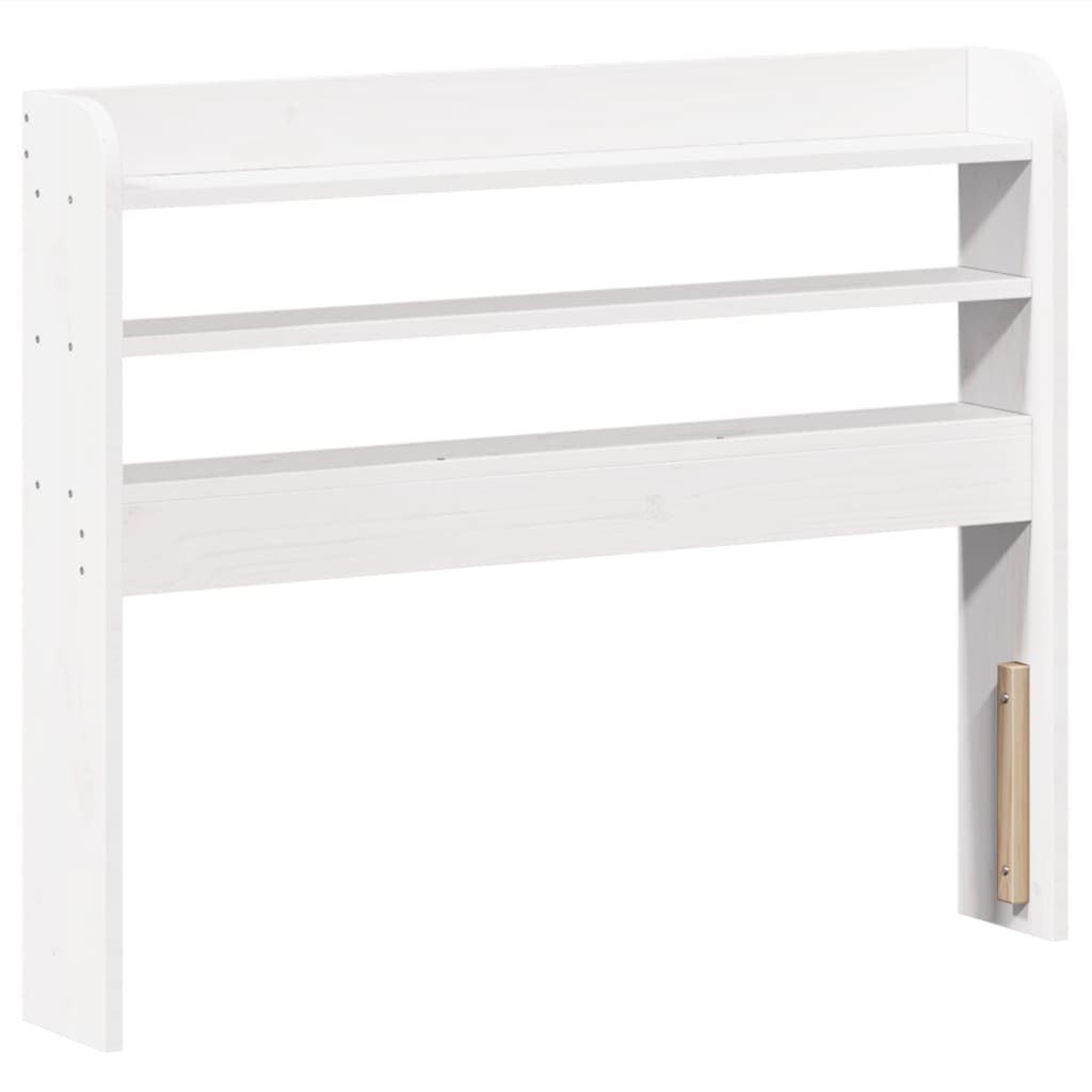 Vidaxl Rama Łóżka Bez Materaca, Biała, 75X190 Cm, Lite Drewno Sosnowe