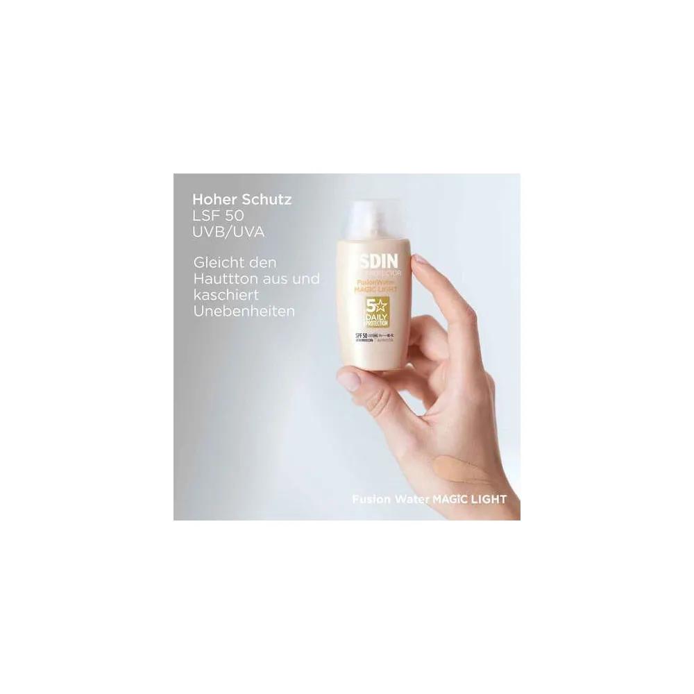 ISDIN Sonnencreme Photo Protector Fusion Water Color Light LSF50, 50ml
