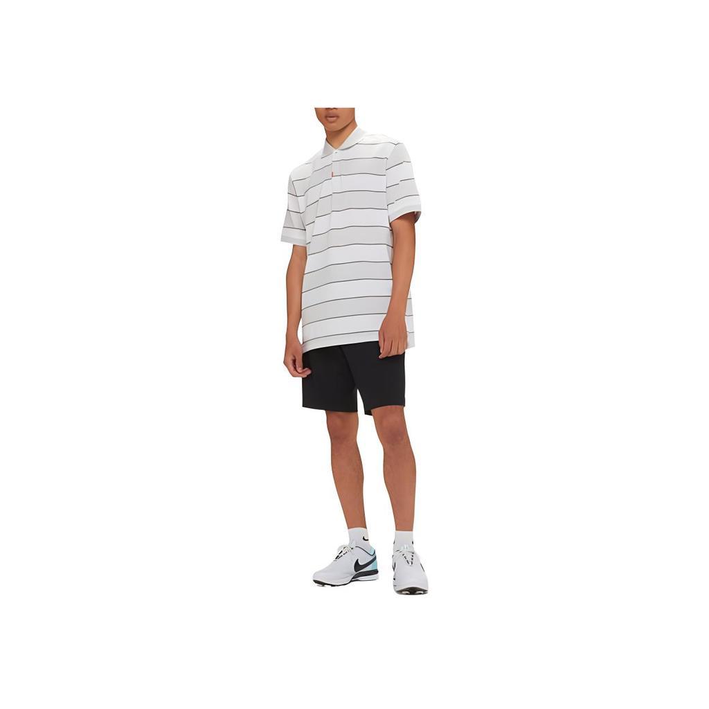 Nike Striped Print Slim Fit Pullover Polo Shirt Men Tops Gray DH0901-025
